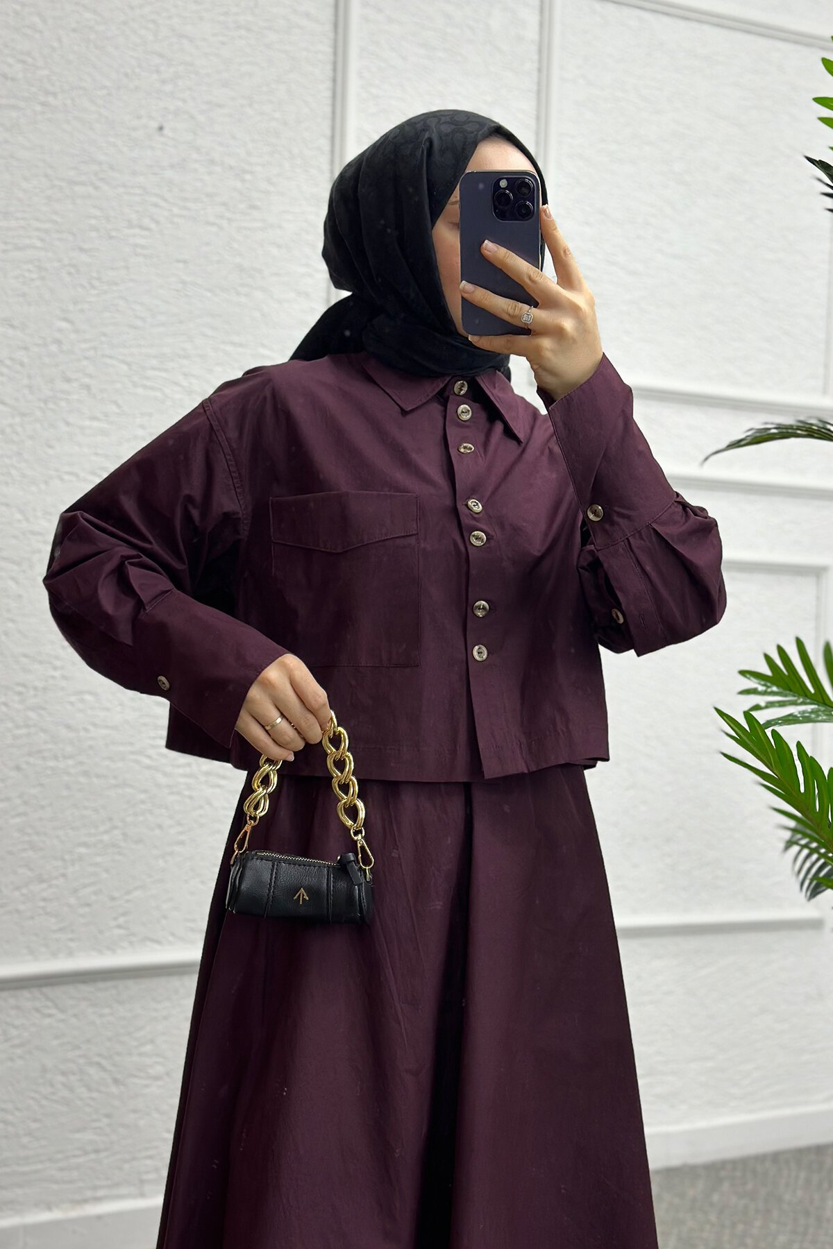 Bordo Dina Etekli Takım