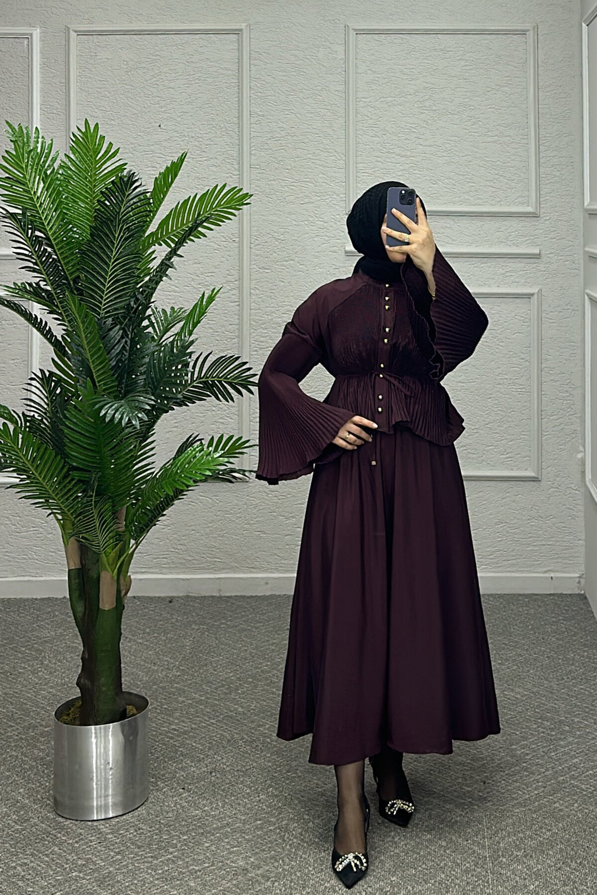 Bordo Mısra Etekli Takım