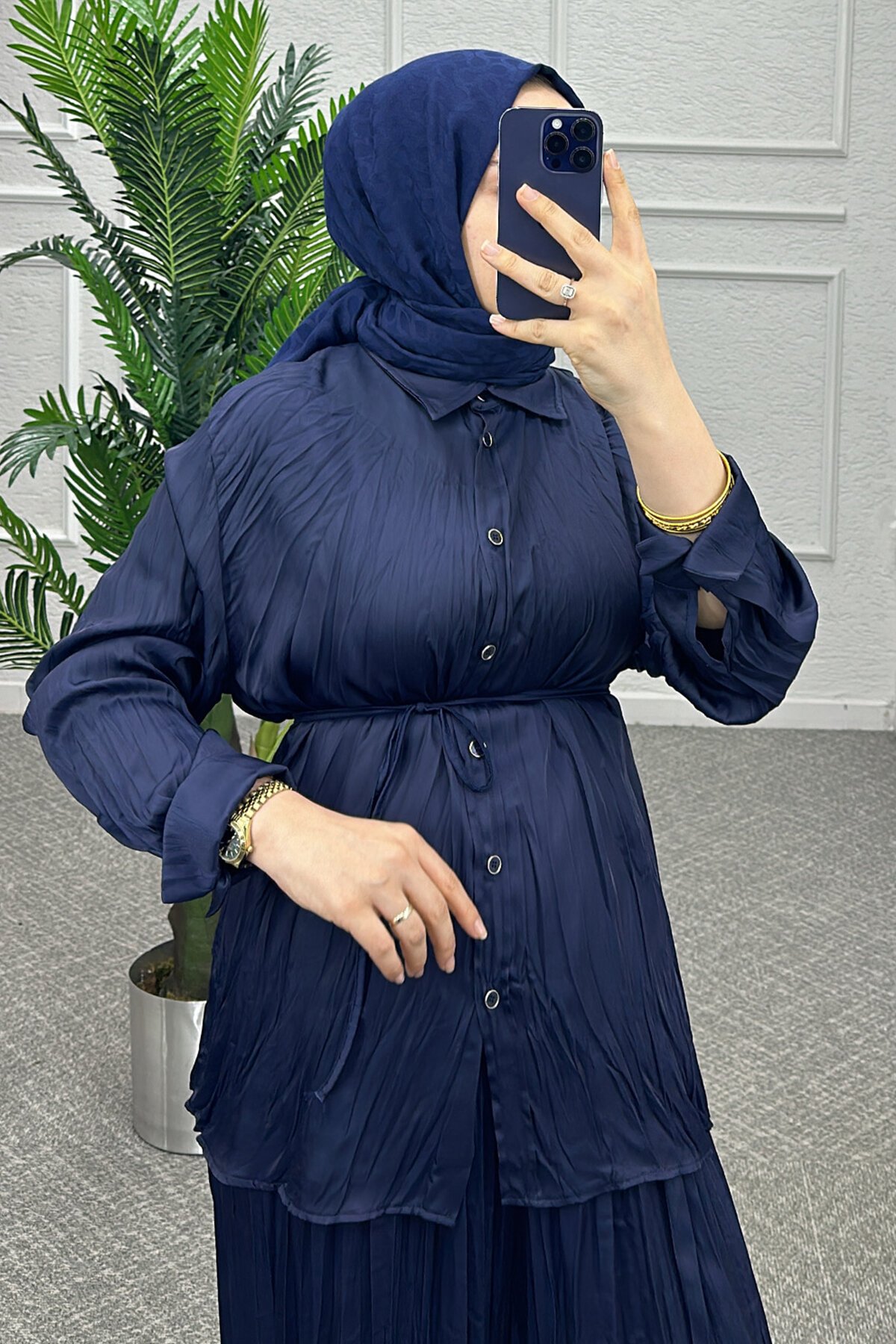 Lacivert Elegan Takım