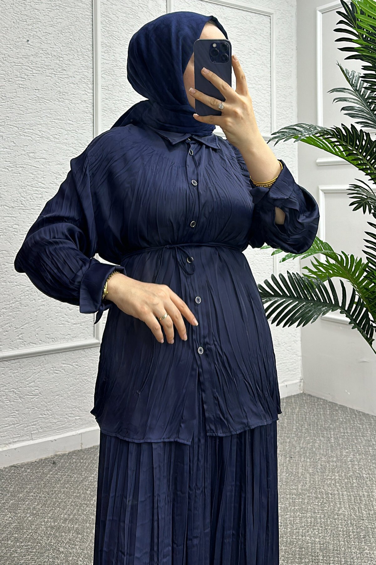 Lacivert Elegan Takım