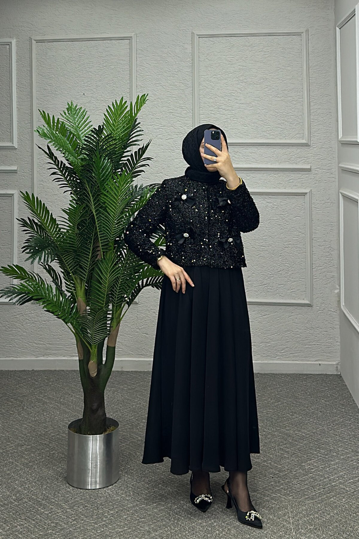 Linda Payetli Etekli Takım