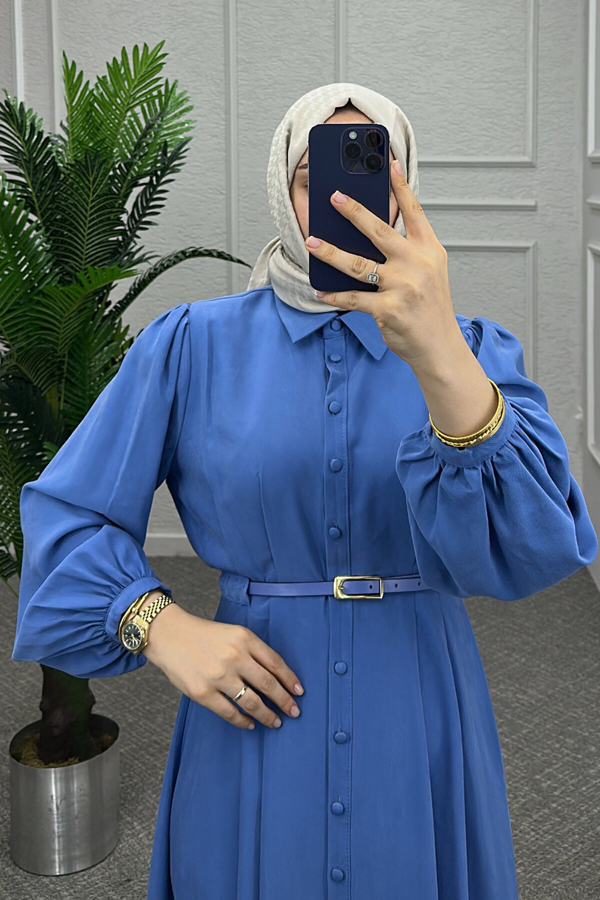 Mavi Çalıkuşu Elbise