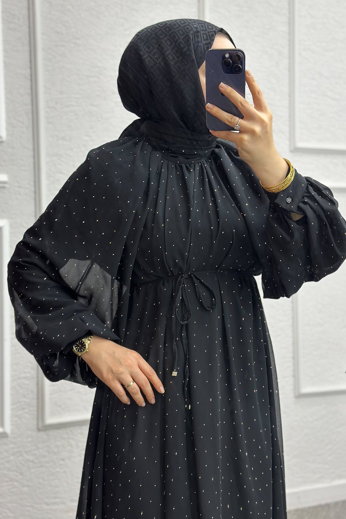 Siyah Matmazel Elbise