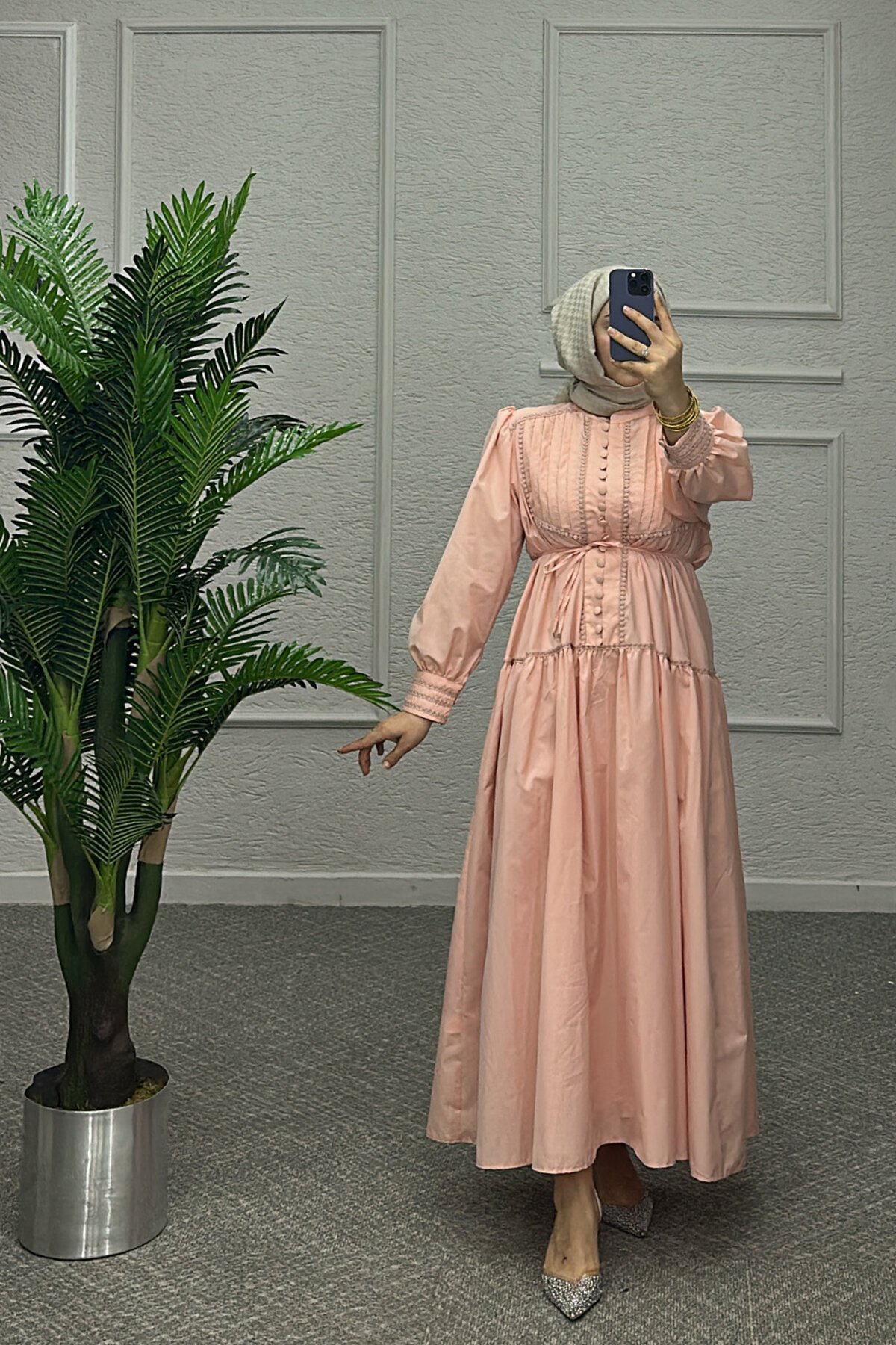 Yavru Ağzı Victoria Elbise