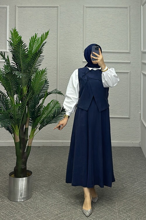 Lacivert Amel Etekli Takım