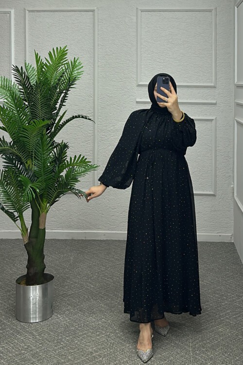 Siyah Matmazel Elbise