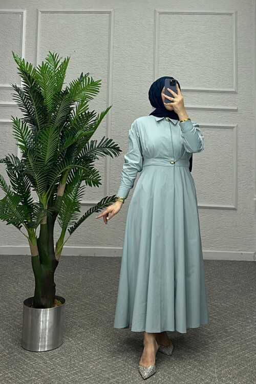 Su Yeşili Sera Elbise