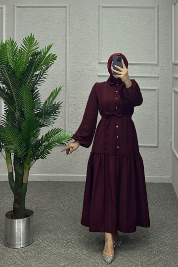 Bordo Mısra Elbise