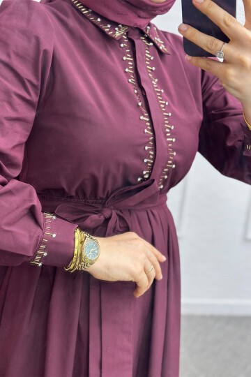 Bordo Winika Elbise