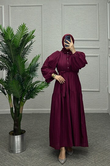 Bordo Yade Elbise