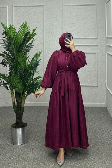 Bordo Yade Elbise