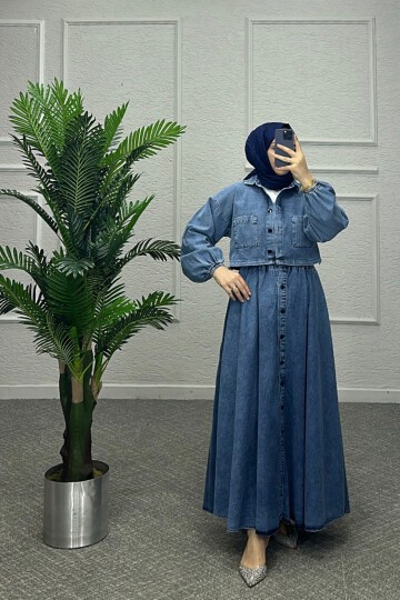 Jean Kot Elbise