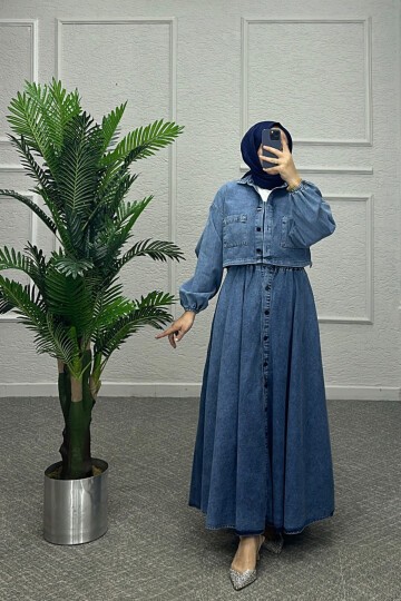 Jean Kot Elbise