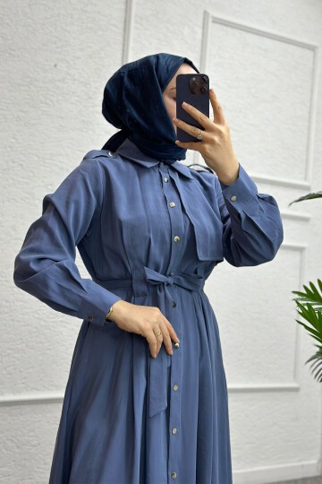 Mavi Selin Elbise