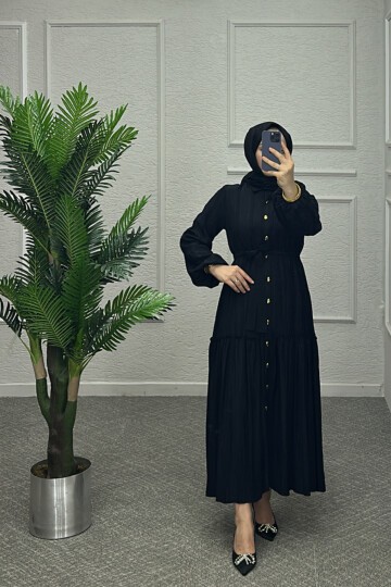 Siyah Mısra Elbise