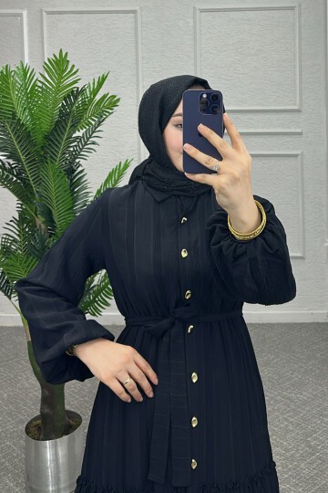Siyah Mısra Elbise