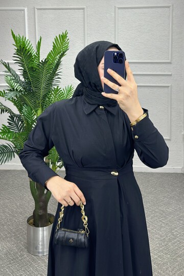 Siyah Sera Elbise