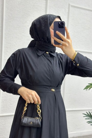 Siyah Sera Elbise